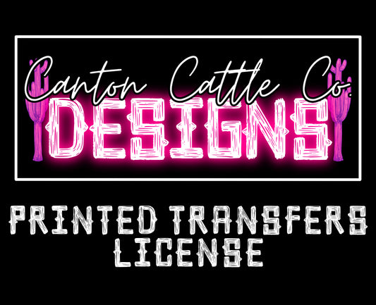 PRINTED TRANSFERS LICENSE