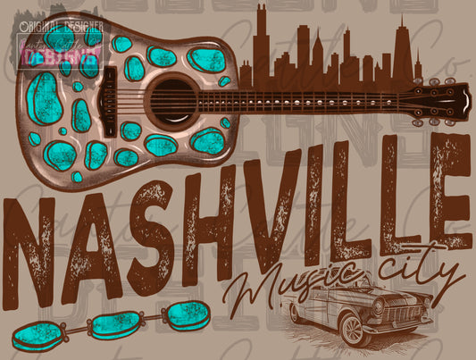 Nashville Music City PNG